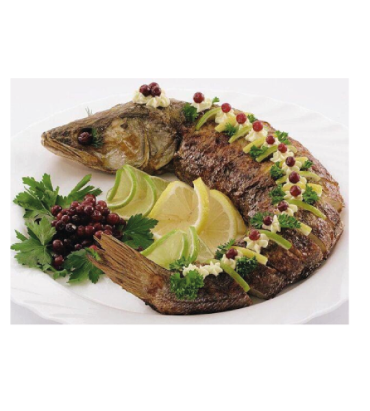 BROCHET BRAISE A L'AIL