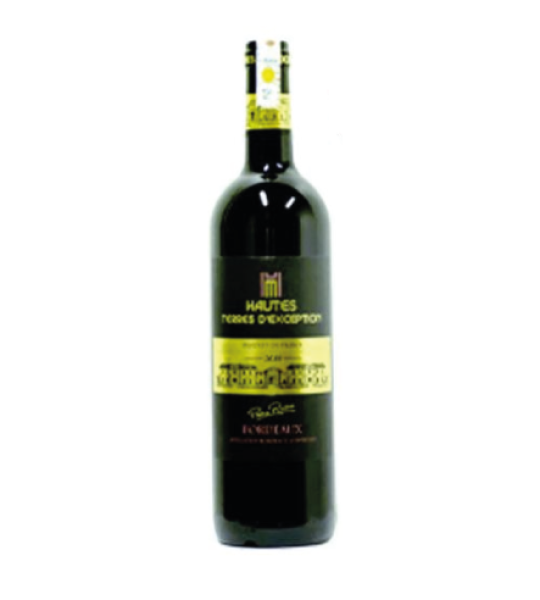 HAUTES TERRES D'EXCEPTION ROUGE BORDEAU 75CL CT6