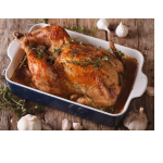 POULET ENTIER SAUTE A AIL